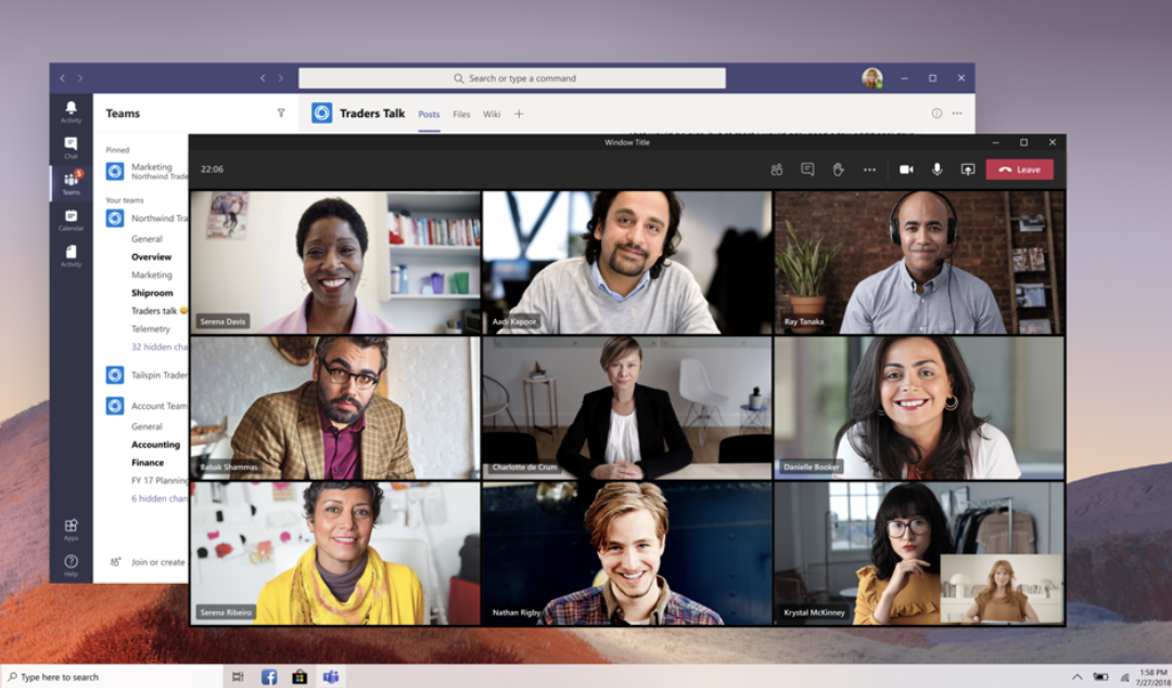 Ny møte- og samtale-opplevelse i Microsoft Teams
